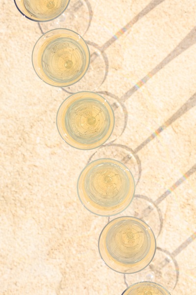 Champagnerflaschen nach Größenordnung